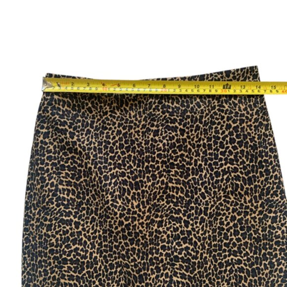 J. Crew leopard print pencil  skirt - Picture 10 of 10